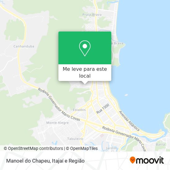 Manoel do Chapeu mapa