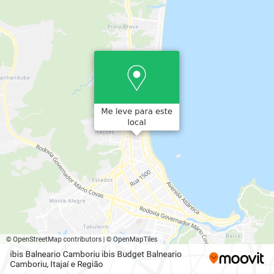 ibis Balneario Camboriu ibis Budget Balneario Camboriu mapa