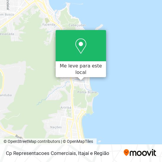 Cp Representacoes Comerciais mapa