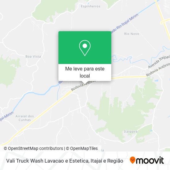 Vali Truck Wash Lavacao e Estetica mapa