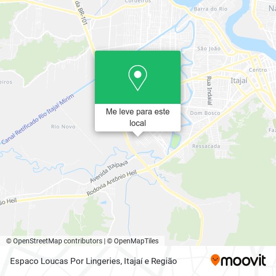 Espaco Loucas Por Lingeries mapa