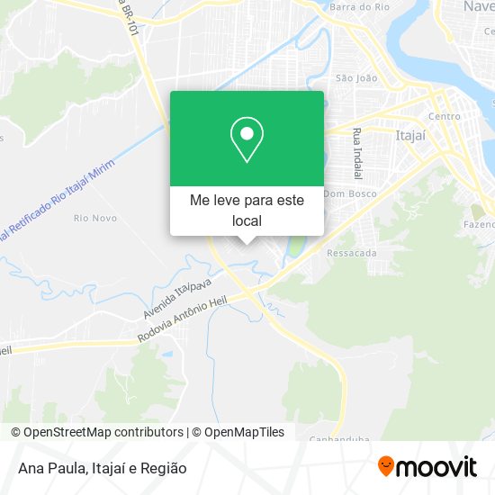 Ana Paula mapa