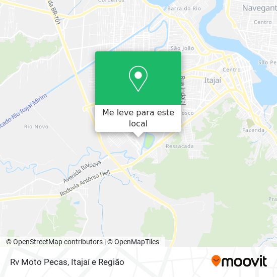 Rv Moto Pecas mapa