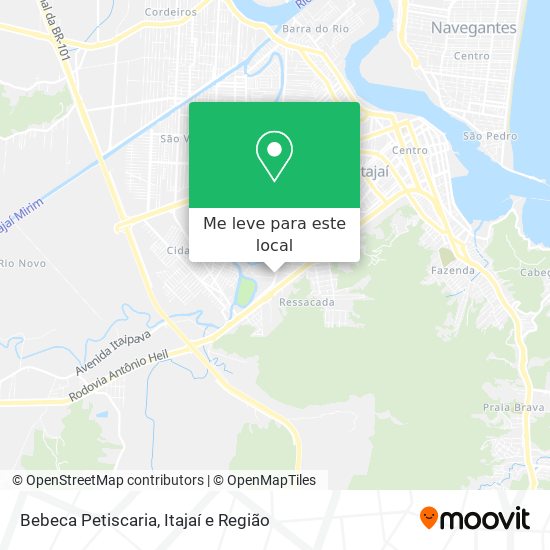 Bebeca Petiscaria mapa