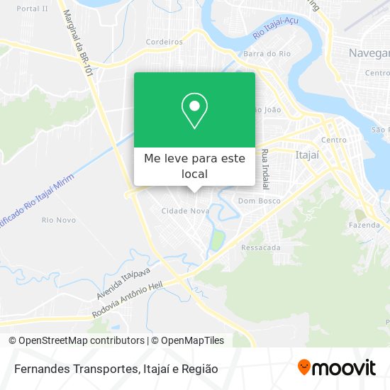 Fernandes Transportes mapa