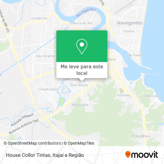 House Collor Tintas mapa