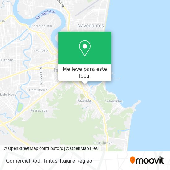 Comercial Rodi Tintas mapa