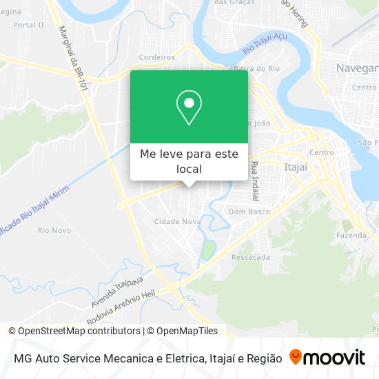 MG Auto Service Mecanica e Eletrica mapa