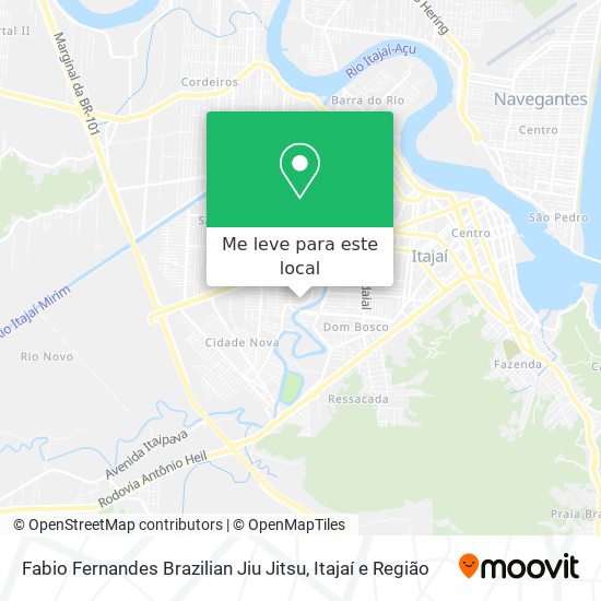 Fabio Fernandes Brazilian Jiu Jitsu mapa