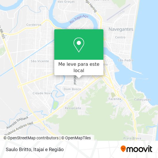 Saulo Britto mapa