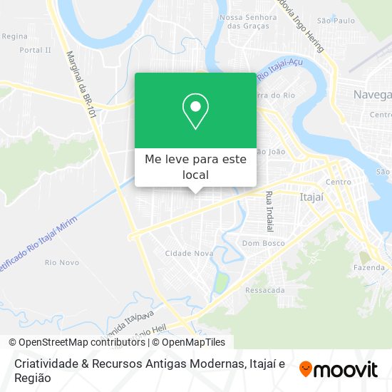 Criatividade & Recursos Antigas Modernas mapa