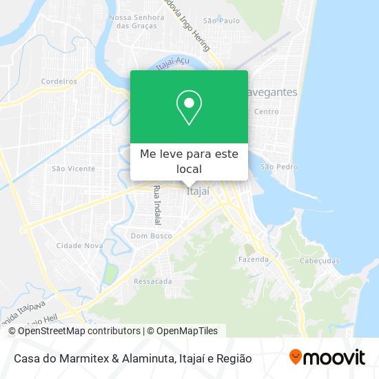 Casa do Marmitex & Alaminuta mapa