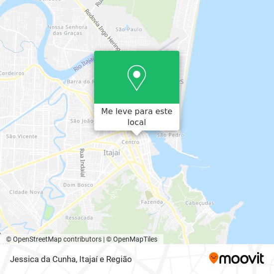 Jessica da Cunha mapa