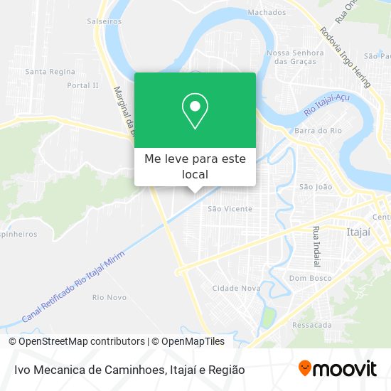 Ivo Mecanica de Caminhoes mapa