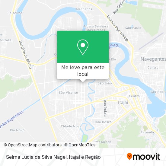 Selma Lucia da Silva Nagel mapa