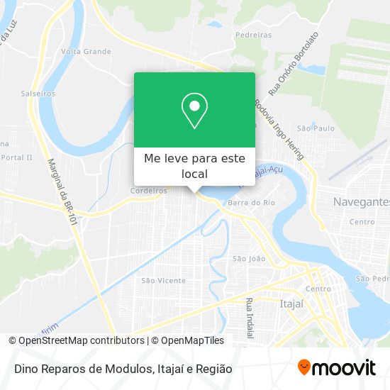 Dino Reparos de Modulos mapa