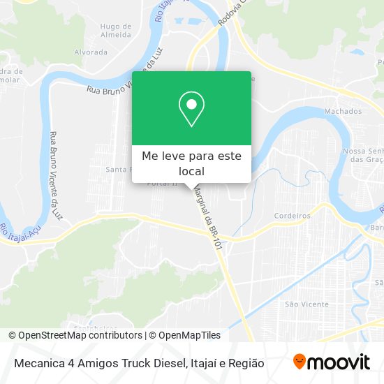 Mecanica 4 Amigos Truck Diesel mapa
