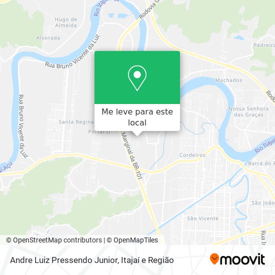 Andre Luiz Pressendo Junior mapa