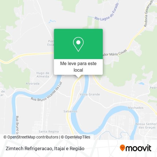 Zimtech Refrigeracao mapa