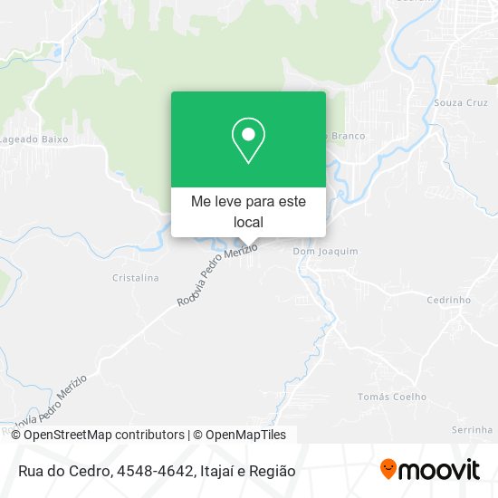 Rua do Cedro, 4548-4642 mapa