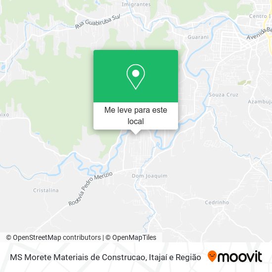MS Morete Materiais de Construcao mapa