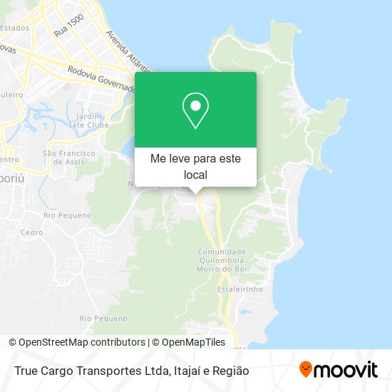 True Cargo Transportes Ltda mapa