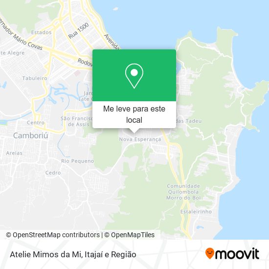 Atelie Mimos da Mi mapa