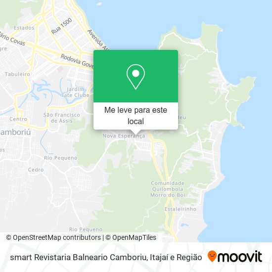 smart Revistaria Balneario Camboriu mapa