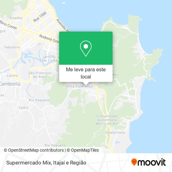 Supermercado Mix mapa