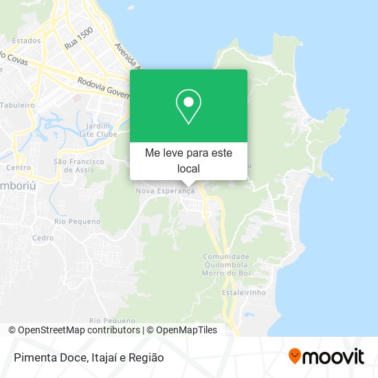 Pimenta Doce mapa