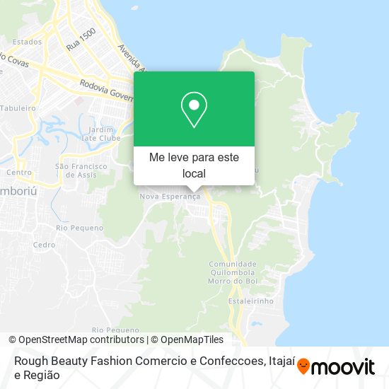 Rough Beauty Fashion Comercio e Confeccoes mapa