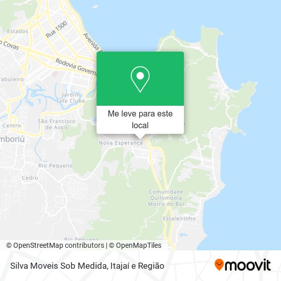 Silva Moveis Sob Medida mapa