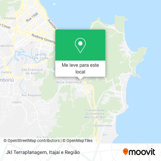 Jkl Terraplanagem mapa