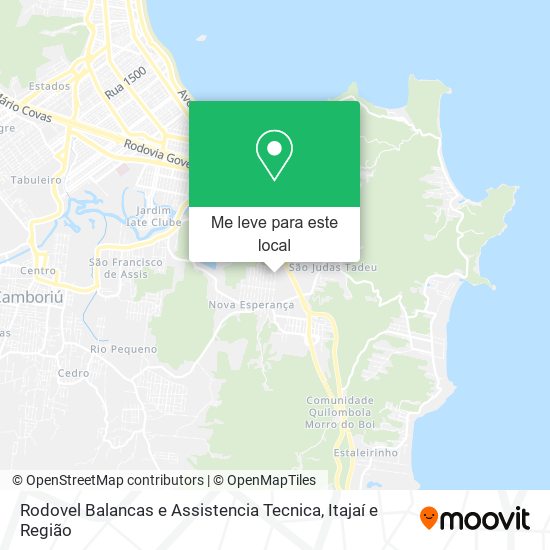 Rodovel Balancas e Assistencia Tecnica mapa