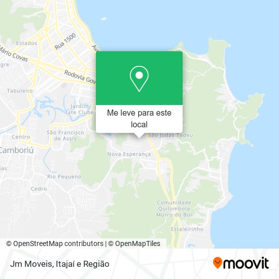 Jm Moveis mapa