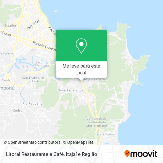 Litoral Restaurante e Café mapa