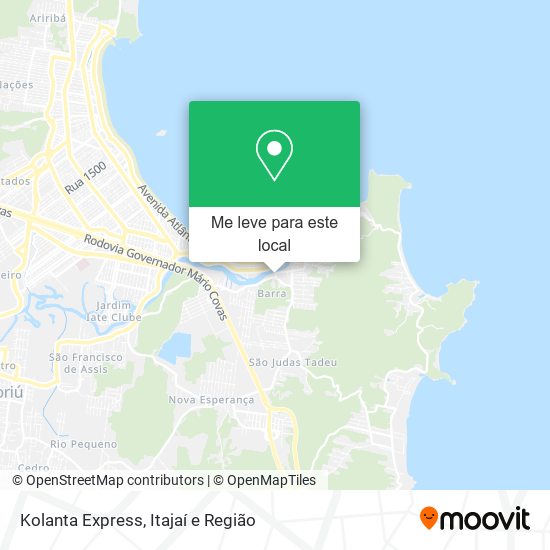 Kolanta Express mapa