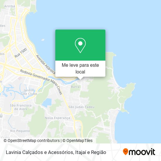 Lavinia Calçados e Acessórios mapa