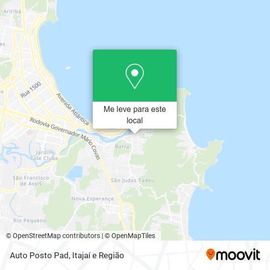 Auto Posto Pad mapa