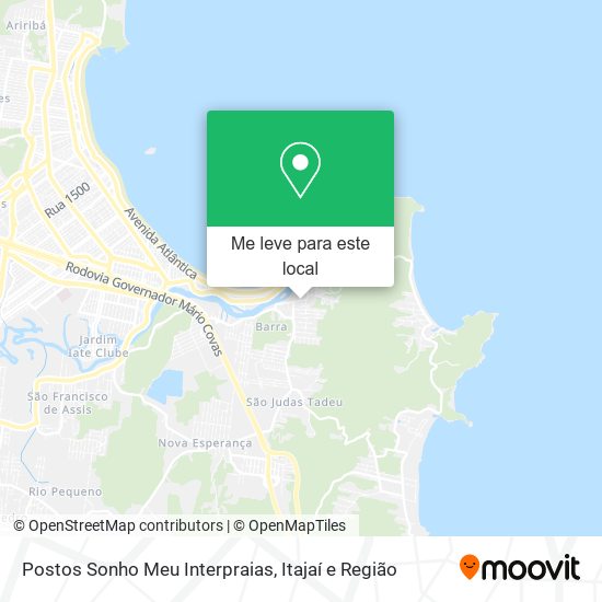 Postos Sonho Meu Interpraias mapa