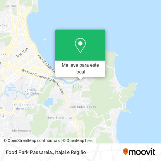 Food Park Passarela. mapa