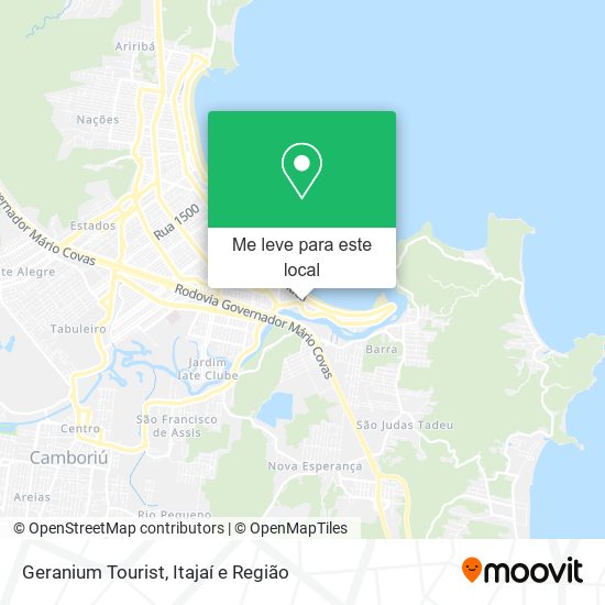Geranium Tourist mapa