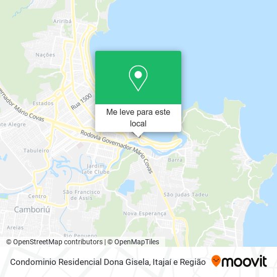 Condominio Residencial Dona Gisela mapa