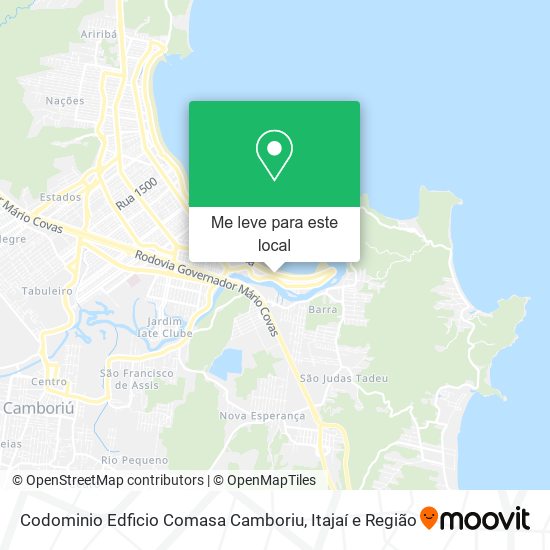 Codominio Edficio Comasa Camboriu mapa