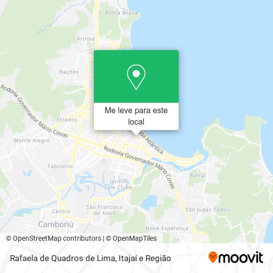 Rafaela de Quadros de Lima mapa