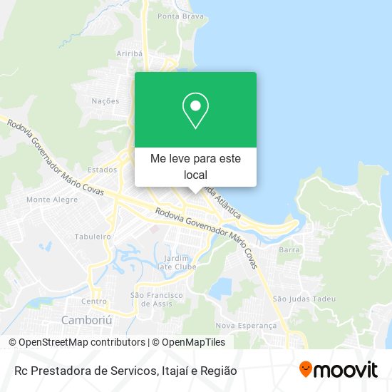 Rc Prestadora de Servicos mapa