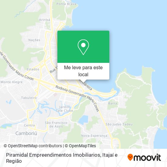 Piramidal Empreendimentos Imobiliarios mapa