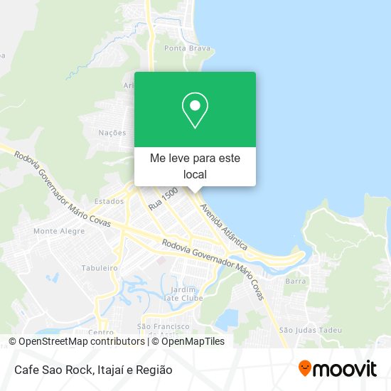 Cafe Sao Rock mapa