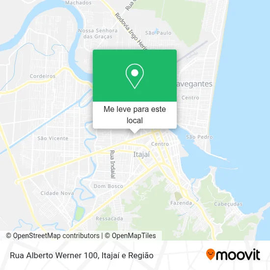 Rua Alberto Werner 100 mapa