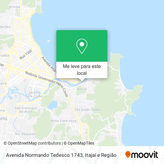 Avenida Normando Tedesco 1743 mapa